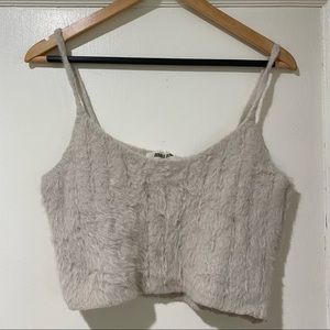 dolls kill mohair cropped tank